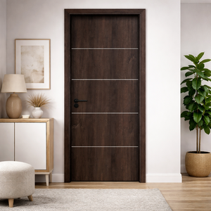 Puerta de Entrada Interior Moderna, Insonorizada, Resistente a la Humedad, con Acabado en MDF Sólido y Película de PVC - Product Image 6