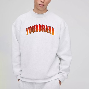 Sweat-shirts à capuche streetwear OEM en gros, épaules tombantes, haute qualité, polyester et coton, logo brodé, pour hommes - Product Image 4