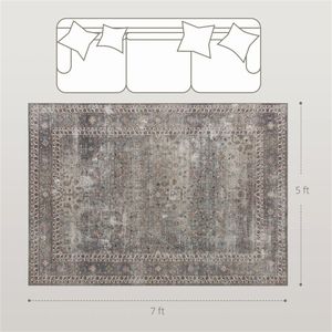 Tappeti e Set di Tappeti Pieghevoli Marrone Scuro per Copertura Pavimenti, Facili da Installare - Product Image 6