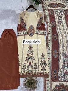 THIS WEDDING SEASON TRY OUR DESIGNER PRINTED SUIT WITH LIGHT MIRROR WORK TOUCH UP - Product Image 2