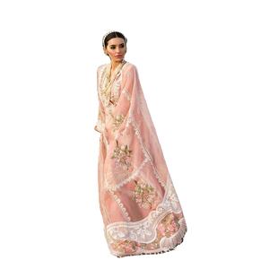 Vestido Salwar Kameez indio pakistaní para mujer de WS INTERNATIONAL, de tela de seda, diseño étnico, traje Sarree, nuevo modelo Eid. - Product Image 1