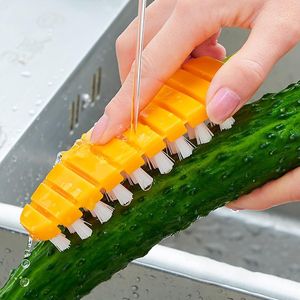 Cepillos Flexibles para Frutas y Verduras, Cepillo para Limpiar Alimentos con Pelador para Limpiar Frutas y Verduras - Product Image 3