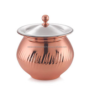 Elegante SERVICIO DE ACERO INOXIDABLE Handi diseño tradicional hecho a mano para servir delicioso arroz al curry y más a un precio asequible - Product Image 3