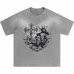 Camisetas de algodón grueso para hombre, de manga corta y cuello redondo, camiseta personalizada para fitness y jogging, subida por Dress Sports - Product Image 1