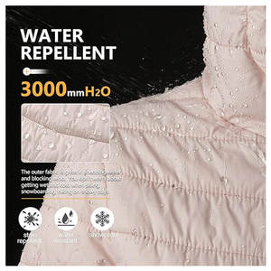 Chaqueta Acolchada Ligera y Plegable para Mujer, con Capucha, Chaqueta de Invierno Acolchada, Informal, Cómoda, Cálida, Acogedora, para Uso Diario, Suave - Product Image 6