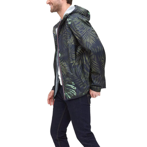 <b>Windbreaker</b> Jackets Men and Women Spring Sun Protection Quick Dry Waterproof Jacket Breathable Rainproof Zipper Print Fabric - Product Image 5