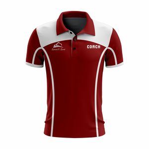 เสื้อทีมแบบสั่งทำพิเศษ เนื้อผ้าระบายอากาศได้ดี ผลิตจากโพลีเอสเตอร์ถัก แห้งเร็ว พิมพ์โลโก้ แขนสั้น คุณภาพสูง - Product Image 2