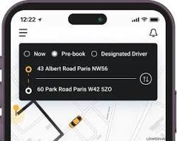 Application de réservation de taxi avec réservation de trajets simplifiée, suivi du chauffeur en direct, estimations des tarifs et gestion des trajets. - Product Image 2