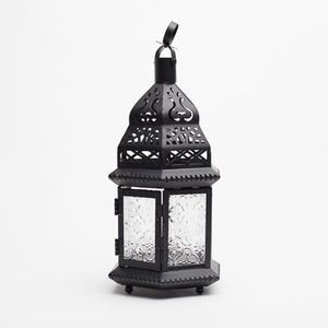 Classic Rustic Handmade Bulk Selling Portable Metal Candle <b>Lantern</b> With <b>Black</b> Finish Candle <b>Lantern</b> for Outdoor & Home Decor - Product Image 1
