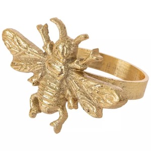 Luxury Gold Animal And <b>Bow</b> Napkin Rings Decorative Metal Napkin <b>Holders</b> For Wedding Table Decor Handcrafted Gold Metal Rings - Product Image 5