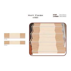 Premium 300x1000mm Glazed Porcelain <b>Step</b> Riser Tiles 11mm Matte Non Slip Stair Treads Outdoor Hall Vistas - Product Image 4