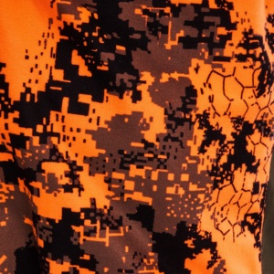 Chaleco de Caza Naranja al por Mayor, Transpirable, con Estampado de Camuflaje, de Poliéster y Algodón, para Caza y Tiro al Aire Libre, OEM - Product Image 3