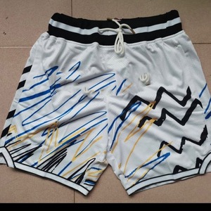 Pantalones Cortos Deportivos de Malla Transpirable para Hombre, con Cordón Ajustable, de Poliéster, Estilo Casual, para Baloncesto - Product Image 2