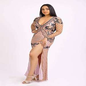 ชุดราตรีประดับเลื่อมและลูกปัดคุณภาพส่งออก |   ชุดแต่งงานชายหาดสุดหรู |   ชุดออกงานสำหรับผู้หญิงที่สง่างาม |   ชุดงานอีเว้นท์สไตล์พรีเมียม - Product Image 3