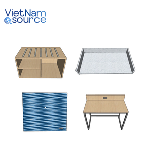 เวียดนามผลิตเฟอร์นิเจอร์โรงแรมยี่ห้อ Baymont แบบ OEM รวมถึงโต๊ะข้างเตียง โต๊ะทำงาน ตู้เสื้อผ้า แผงทีวี และเฟอร์นิเจอร์โรงแรมแบบสั่งทำ - Product Image 4