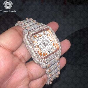 Charm_Jewels Luxury Stainless Steel Tonneau <b>Watch</b> 38mm Analog Luminous Unisex Fashion Quartz Movement - Product Image 1
