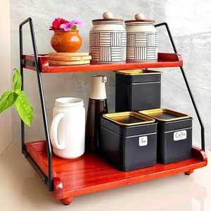 2 Tier Under Sink Organizer Pull Out Storage Baskets Cabinet Sliding Drawer <b>Rack</b> <b>Kitchen</b> Bathroom Countertop Storage Shelf - Product Image 5