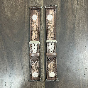 Correa de reloj de cuero mecanizada a mano de nuevo diseño de moda 2025 para correas de reloj Apple correa de liberación rápida de cuero genuino para hombres y mujeres - Product Image 5