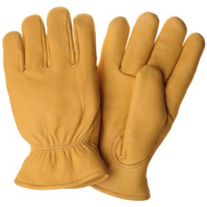 Gants de travail de qualité supérieure en cuir de buffle résistant aux flammes, haute performance, durables, pour le jardinage - Product Image 1