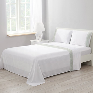 Wholesale Luxury 4pcs <b>Sheet</b> Set With Deep Pocket Cheap <b>Flat</b> <b>Fitted</b> <b>Sheet</b> Sets - Product Image 1