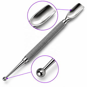 Empujador de Cutículas de Doble Punta MJW, Limpiador de Uñas con Punta de Bola, Acero Inoxidable, Mango Antideslizante, Herramientas de Manicura y Pedicura para Salón de Uñas - Product Image 6