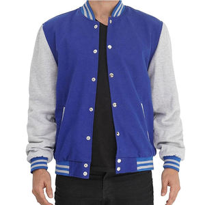 Wool Hooded Stand Collar Geometric Pattern Baseball <b>Jacket</b> Outerwear for <b>Winter</b> Casual or Team Uniform Use - Product Image 6