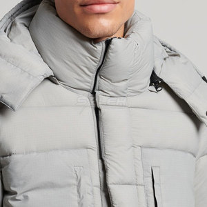 Cheap Price Long Puffer <b>Jacket</b> With Quilted Construction Soft Interior And Adjustable Cuffs Long Puffer <b>Jacket</b> - Product Image 3
