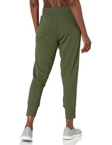 Pantalones deportivos unisex con logotipo personalizado para gimnasio, pantalones deportivos de lana para mujer, ropa informal de invierno con cierre de cintura elástica, venta al por mayor - Product Image 5