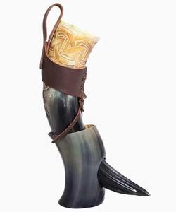 Chope à bière viking en corne de buffle, faite à la main |   Décoration de bar de style européen, excellente qualité et meilleur prix - Product Image 1