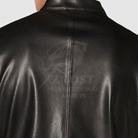 Vestes en cuir pour hommes tendance, coupe ajustée, fermeture éclair, vestes en cuir élégantes pour hommes pour l'automne et l'hiver