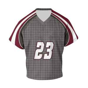 Jersey de Lacrosse de Alta Calidad 100% Poliéster Transpirable con Impresión Digital, Diseño Único, Servicio OEM, Unisex - Product Image 1