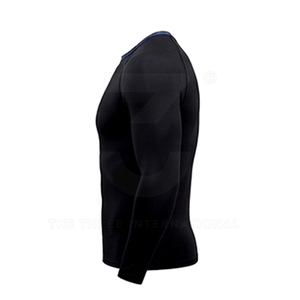 Camiseta de Protección Profesional para Hombre, de Secado Rápido, Manga Larga, Spandex/Poliéster, para Entrenamiento de Jiu Jitsu, Anti-Fricción - Product Image 3
