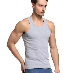 Camisetas de Tirantes Finas de Algodón para Verano, Transpirables, de Color Sólido, Informales, Chaleco, Camiseta de Tirantes para Hombre - Product Image 1