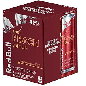 Red Bull Peach Edition, boisson énergisante premium à la pêche et à la nectarine, saveur fruitée rafraîchissante, meilleur choix pour les amateurs de boissons énergisantes - Product Image 2