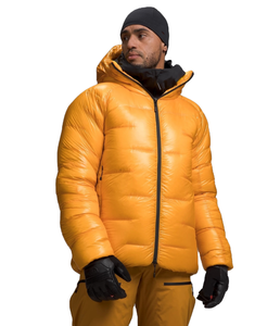 Men's <b>Yellow</b> Polyester Filled Waterproof Reversible <b>Puffer</b> <b>Jacket</b> Hooded Windproof Nylon Winter Sporty Outwear Regular Fit - Product Image 6