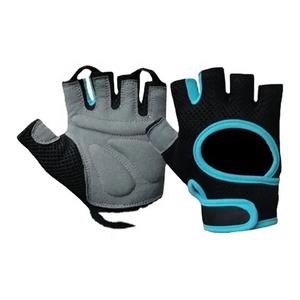 ถุงมือฟิตเนสหนังวัวครึ่งนิ้ววัสดุนีโอพรีนสำหรับยกน้ำหนักออกกำลังกายในยิมออกแบบโลโก้ได้ตามต้องการ - Product Image 5