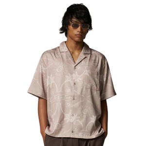 Camisa de Verano con Estampado de Palmeras para Hombre, Corte Holgado, Manga Corta, Estilo Hawaiano, Ropa Casual para Vacaciones en la Playa, Tendencia - Product Image 5
