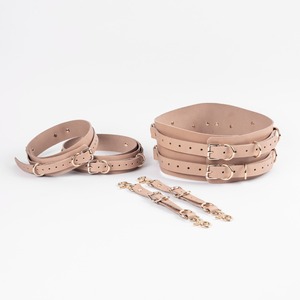 Ensemble de ceinture de taille et jarretières en cuir véritable de qualité supérieure, réglables, style punk, harnais de corps, accessoires RTTS-0067 - Product Image 1
