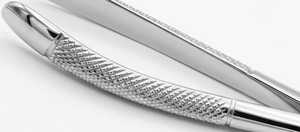 Forceps d'extraction dentaire universels chromés en acier inoxydable chirurgical pour dents supérieures et inférieures - Product Image 2