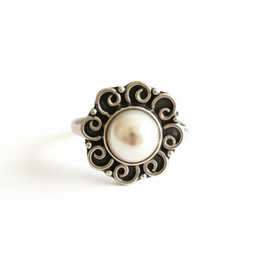 Bague en perle de créateur 3,0 grammes - Product Image 2