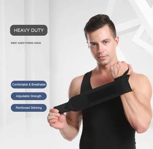 PROFIT SPORTS - Juego de 2 Muñequeras de Neopreno de Alta Calidad para Levantamiento de Pesas, Soporte Ajustable Antideslizante y Estabilizador para Gimnasio - Product Image 4