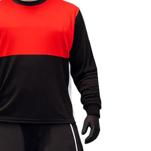 เสื้อเจอร์ซีย์ฟลอร์บอลสำหรับผู้รักษาประตูแบบพิมพ์ลายตามสั่ง ระบายอากาศได้ดี บุฟองน้ำ แขนยาว ป้องกันแรงกระแทก ผลิตจากโพลีเอสเตอร์ ดีไซน์สำหรับผู้ชาย ผู้หญิง และทีม - Product Image 6