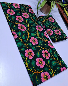 Tissu en coton sergé imprimé africain et Ankara personnalisé du Mozambique pour l'industrie de la mode masculine - Product Image 2