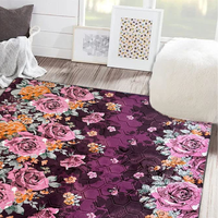 Shufu tapis d'extérieur en mousse haute densité doux confortable en relief points en caoutchouc naturel anti-dérapant anti-allergie en polyester élevé