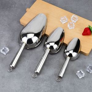 Pala para Hielo de Metal Reforzado de 3-48 oz, Acero Inoxidable con Mango de Soldadura sin Costuras, para Bares, Pubs y Restaurantes, Venta al Por Mayor - Product Image 3