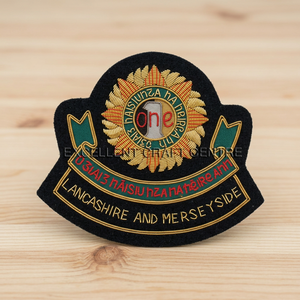 Custom Embroidered Lancashire Patch <b>Sew</b>-On Fabric Badge Style Safety <b>Pin</b> Irregular Shape for Garment - Product Image 5