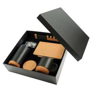 Promotional <b>Black</b> Cardboard <b>Gift</b> <b>Box</b> with <b>Gift</b> Sets for Personalized - Product Image 4