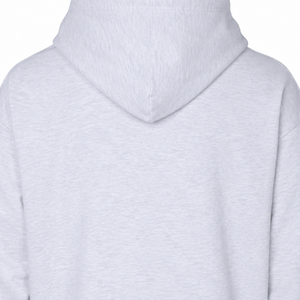 Sweat-shirt à capuche mi-lourd 280 g/m² pour homme, couleur gris chiné, en molleton de coton premium, personnalisable avec logo, OEM ODM, vêtements de sport décontractés - Product Image 4