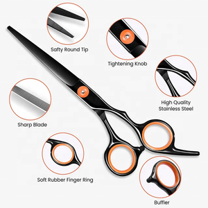 Custom <b>Barber</b> Hair Dressing Kit Razer Thinning Cutting Scissor <b>Set</b> Professional Salon Tools <b>Barber</b> Thinning Scissors Kit - Product Image 2