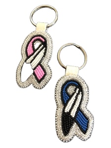 Porte-clés élégant avec broderie perlée faite à la main et porte-clés Fancy New Top Luxury from India - Product Image 3